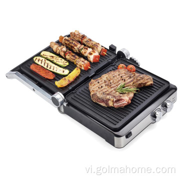 Lò nướng điện trong nhà Hàn Quốc với lẩu Hot không khói BBQ Griddle Grill Electric